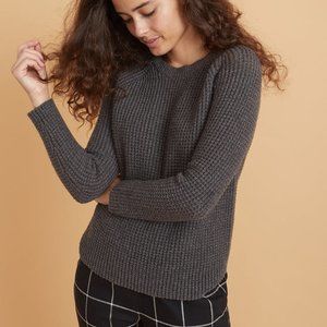 MARINE LAYER grey Delaney Raglan Sweater